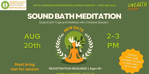 MONT BELVIEU: Sound Bath Meditation