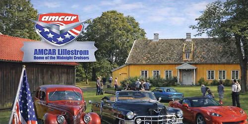 US Car Meet p\u00e5 Huseby G\u00e5rd,Skedsmokorset