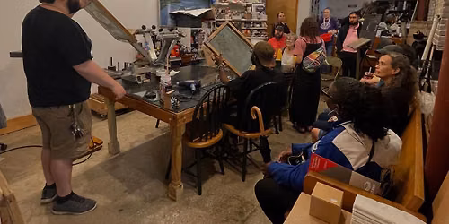 Screenprint Your Own ART Outfitter T-Shirt with Robert from Mammoth Caravan