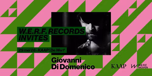 W.E.R.F. records invites Giovanni Di Domenico