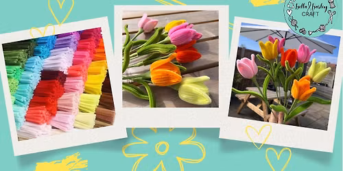 Pipe cleaner tulips workshop
