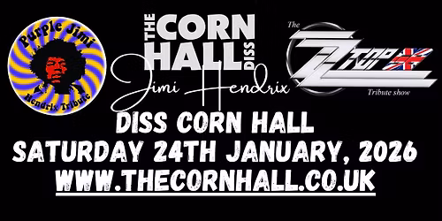 Diss, Norfolk - Jimi Hendrix & ZZ Top Tributes at The Corn Hall