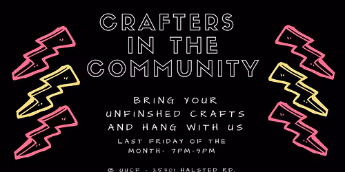 Crafters In Community - Work In Progress Craft Night