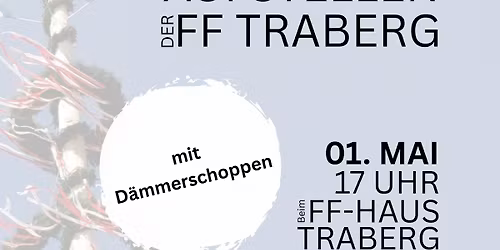 Maibaumaufstellen und D\u00e4mmerschoppen