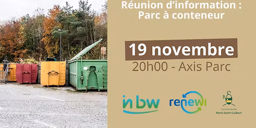 R\u00e9union d'information - L'avenir du parc \u00e0 conteneur