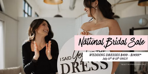 National Bridal Sale - Charlotte's Bridal in Madison