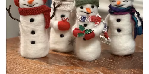 Felted Snowman Craft Class