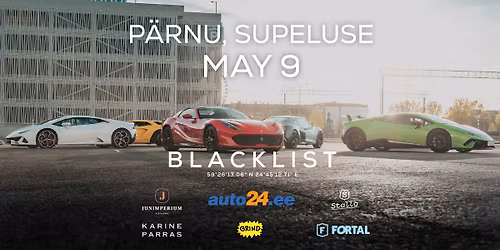 Blacklist Rollout 2026 - Estonia's BIGGEST Supercar meet \ud83c\udfce 
