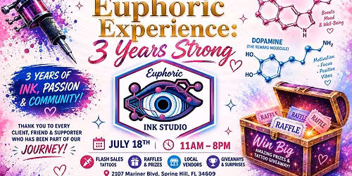 The Euphoric Experience: 3 Years Strong