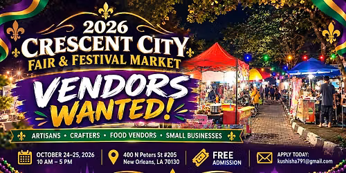 2026 Crescent City Fair & Festival Market