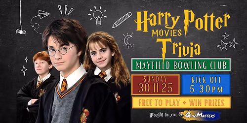 Harry Potter Trivia - Mayfield Bowling Club