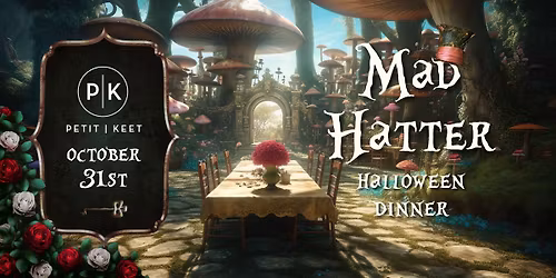 Mad Hatter Halloween Dinner \ud83d\udc30\ud83c\udf7d\ufe0f\ud83c\udf83