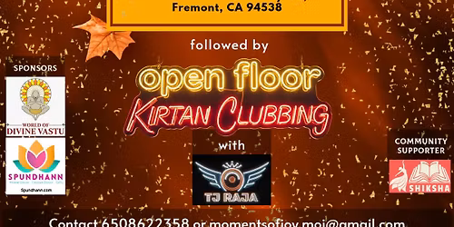 Thanksgiving Soul Detox with Kirtans - Stories, Gratitude, Jamming & Open floor Kirtan Clubbing