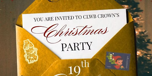 CLWB CROWN CHRISTMAS PARTY | 19TH DECEMBER 2026