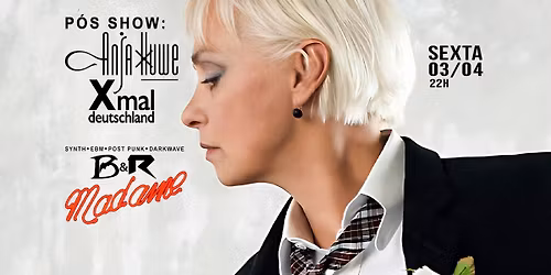 Bats & Robots - P\u00f3s show: Anja Huwe\/Xmal