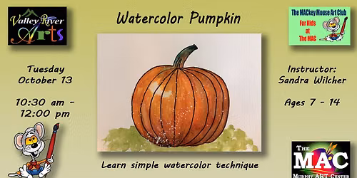 Watercolor Pumpkin