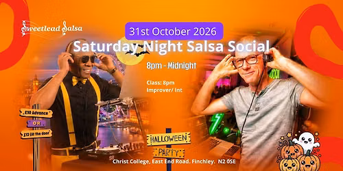 Sweetlead Saturday Salsa Social (Halloween Party)