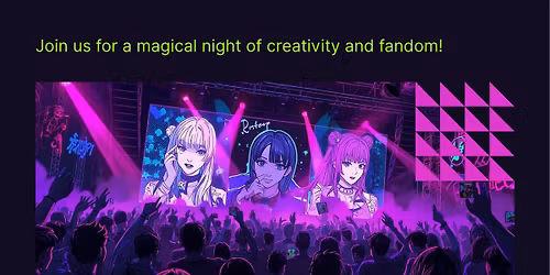 PreSale K-Pop Demon Hunters: Fan Art Glow-Up \u2014 a blacklight fan-art night at Plant City Comic Caf\u00e9.