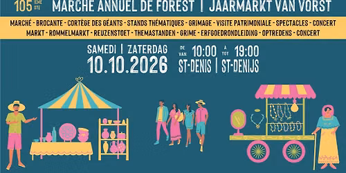 105\u00e8me March\u00e9 annuel de Forest \/ 105e Jaarmarkt van Vorst