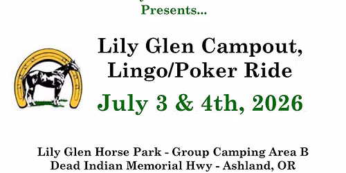 JCHA Annual Lily Glen Campout and Trail Ride