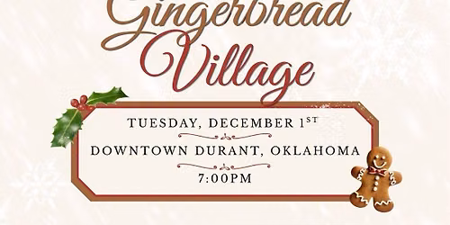 Save the Date - 2026 Christmas Parade in Downtown Durant