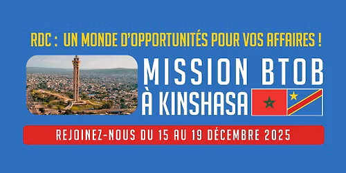 Mission BtoB \u00e0 Kinshasa \u2013 RDC