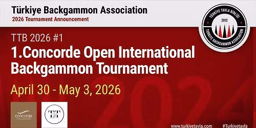 TTB 1st Concorde Open International Backgammon Tournament