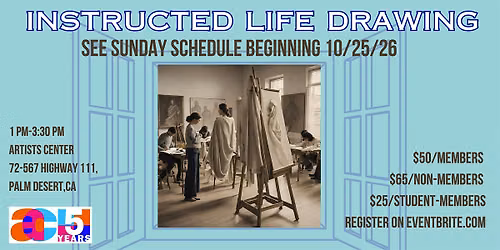 Instructed Life Drawing with Laurel Goddard Thomas