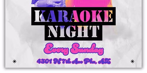 Sunday Karaoke!
