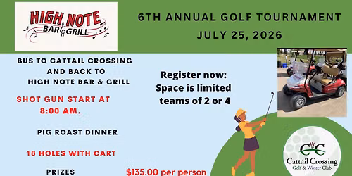 Golf Tournament - 6th. Annual 