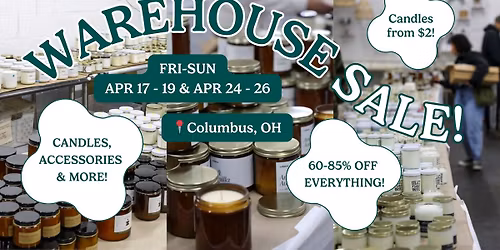 Vellabox Warehouse Candle Sale - Weekend 2