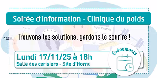 Soir\u00e9e d'information - Clinique du poids