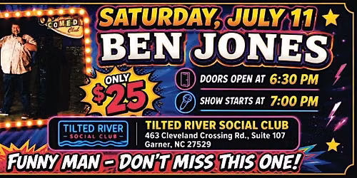 Buffet of laughs with Ben Jones
