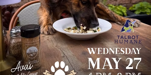 Paws & Plates: A Dining Event Benefiting Talbot Humane