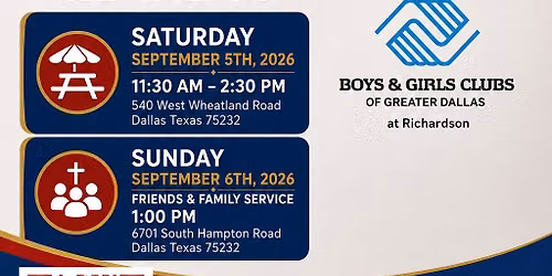 Friends & Family Day & Back To School Drive