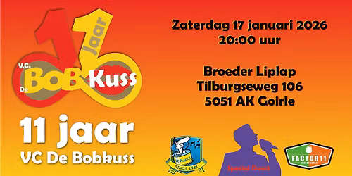 11 jarig jubileum V.C. de Bobkuss