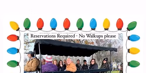 Holiday Wagon Rides! Registration required 