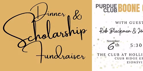 Dinner & Scholarship Fundraiser 2025