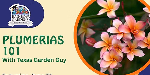 Plumerias 101 with Texas Garden Guy