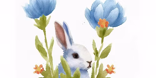 Paint a Bunny in Watercolor - A "make and take" class for Spring!