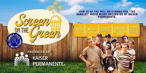 The Mill on Etowah Summer Movie Series - The Sandlot