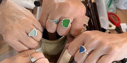 Sterling Silver Sea Glass Ring at Tuckerton Seaport