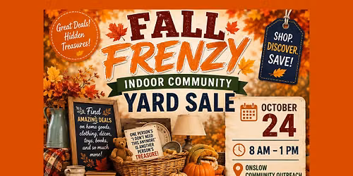 Fall Frenzy Indoor Community Yard Sale