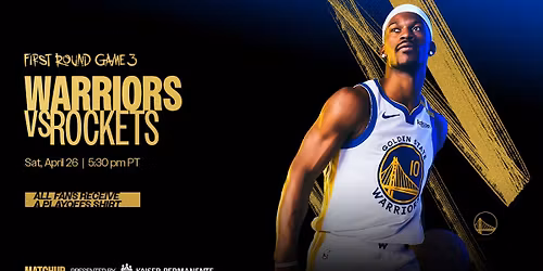 Parking Houston Rockets at Golden State Warriors