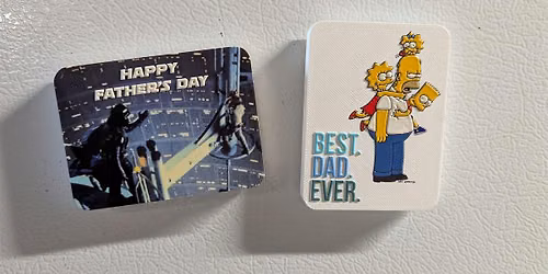 Father's Day Photo Magnet (UV Print)