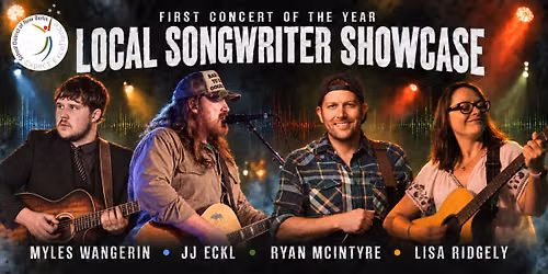 Local Songwriter Showcase: Myles Wangerin, JJ Eckl, Ryan McIntyre, Lisa Ridgely