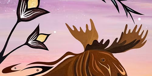 Mooz (Moose) in Acrylic with Alicia Kejick (ages 12+)