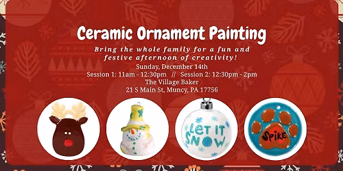 Ceramic Ornament Painting! 