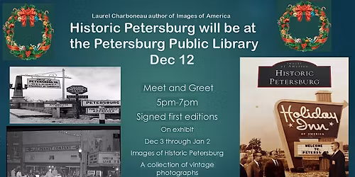 Holiday Book Signing and Presentation-Historic Petersburg