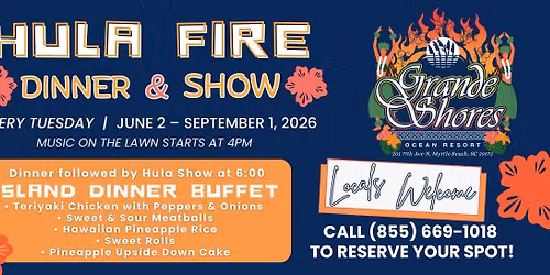 Hula Fire Dinner & Show at Grande Shores